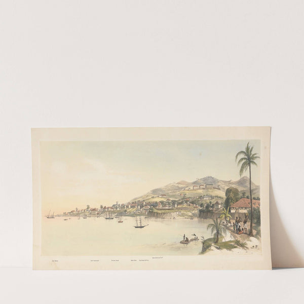 Freetown, Sierra Leone (ca. 1850) by Auguste François Laby