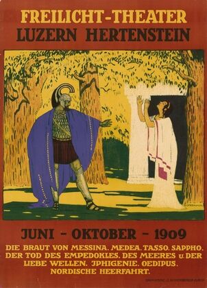 Freilicht Theater Luzern Hertenstein. Die Braut von Messina (1909)