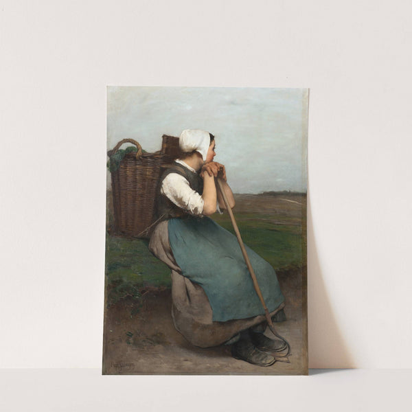 Peasant Girl by Hugo Salmson