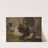 Friar Pedro Clubs El Maragato with the Butt of the Gun (c. 1806) by Francisco de Goya