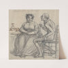 Frieri til en enke (1840 – 1849) by Wilhelm Marstrand