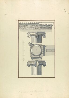 Frieze and Capital of the Ionic Temple at Toreh