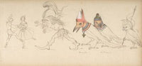 Frieze of Figures and Birds