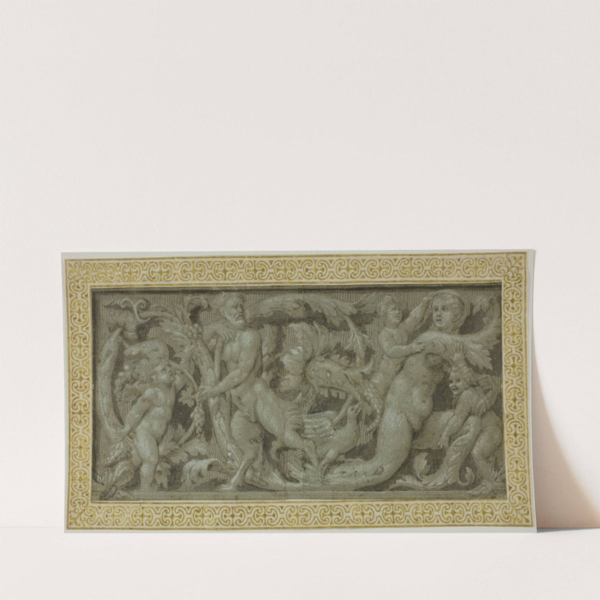 Frieze with Satyr, Nymph, and Putti (1503-39) by Circle of Giovanni Antonio de’Sacchis