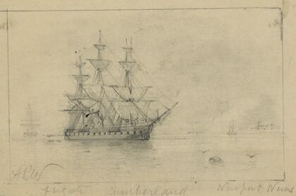 Frigate Cumberland, Newport News