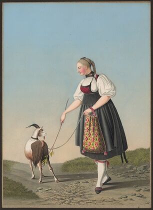 Froenely Ackermann, Du Gouggisberg au Canton de Berne, Fille du premier Préposé du Village (1825-1830)