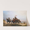 Fröhliche morgenfahrt (the return from fishing) by Johann Georg Meyer von Bremen