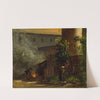 From a Courtyard at the Scharfenberg Castle near Dresden (1829) by Thomas Fearnley