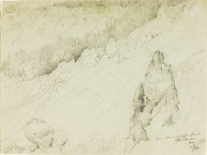 From near Inspiration Point, Yellowstone Canyon (1892)