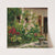 Front Garden with Blossoming Hollyhocks by Marie Egner
