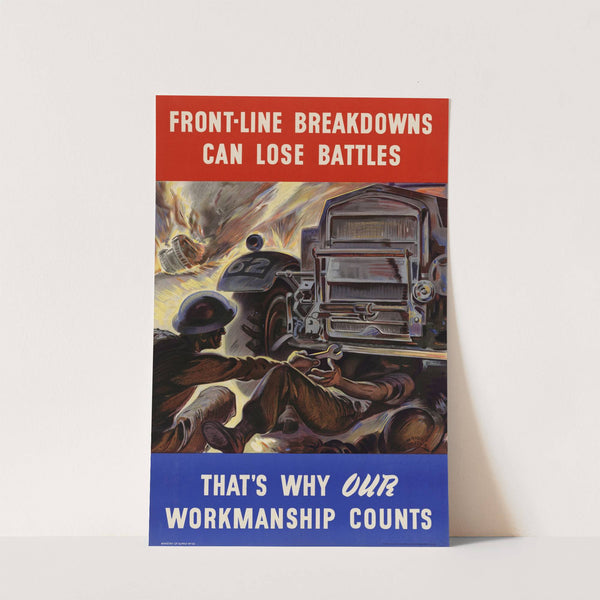 Front-Line Breakdowns Can Lose Battles – That’s Why Our Workmanship Counts by Wright Hessack