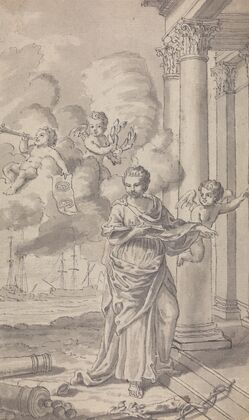 Frontispiece for Town and Country Magazine, for Vol. III for 1771, No. 1