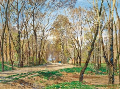 Frühling, Aus dem Wiener Prater (Spring, from the Prater in Vienna) (1900)