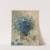 Frühlingsblumen in Glasvase by Rosa Scherer