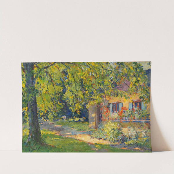 Frühlingsgarten in Starnberg (1920) by Edward Cucuel
