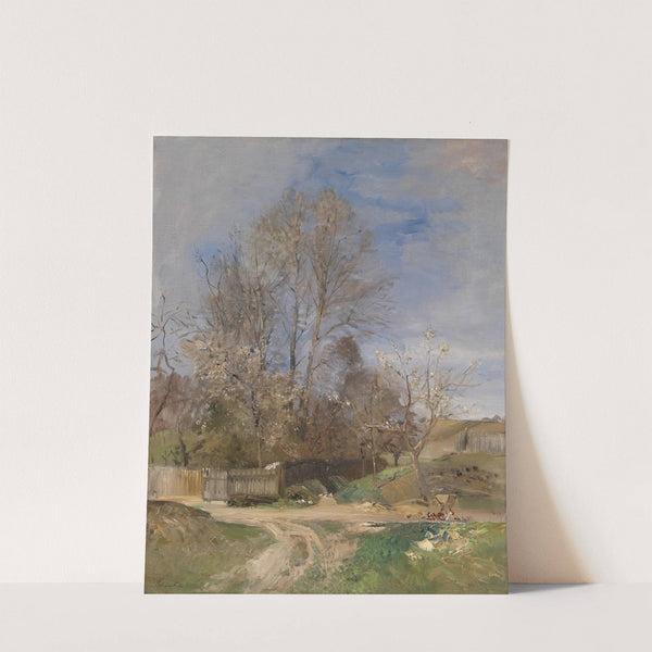 Frühlingslandschaft aus Plankenberg by Emil Jakob Schindler