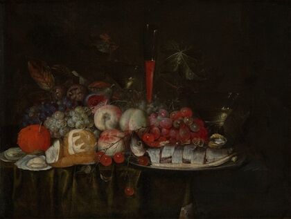 Fruit and Sliced Herring (1668)
