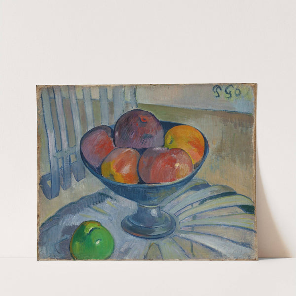 Fruit Dish on a Garden Chair (circa 1890) by Paul Gauguin