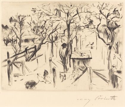 Fruit Garden in Autumn (Obstgarten im Herbst) (1912)