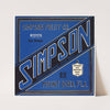Fruit Label for Simpson – Blue (1930-1950)