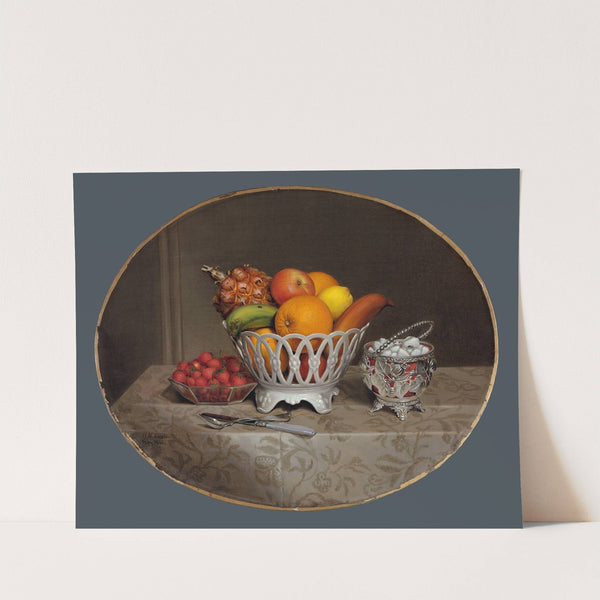 Fruit Piece (1860) by Hannah Brown Skeele