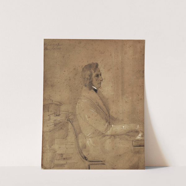 Fryderyk Chopin at the piano (1838) by Jacob Götzenberger