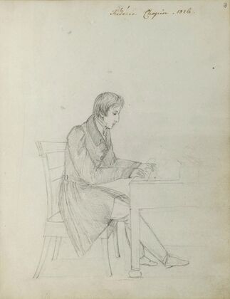 Fryderyk Chopin at the piano