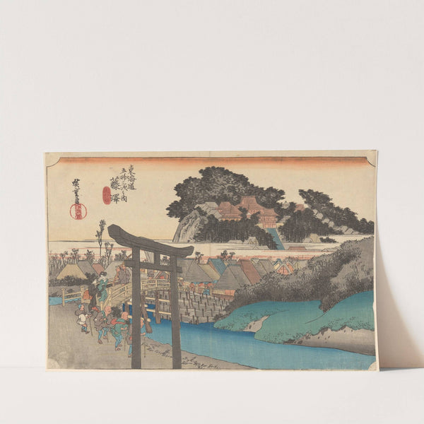 Fujisawa; Yugyôji [temple name] (ca. 1833–1834) by Andō Hiroshige