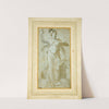 Full-Length Draped Figure of Woman by Circle of Federico Zuccaro