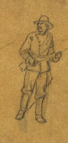 Full length portrait of soldier