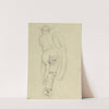 Full length rear view of man by Alfred Rudolph Waud