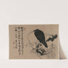 Full Moon with Crow on Plum Branch (1880s) by Kawanabe Kyōsai