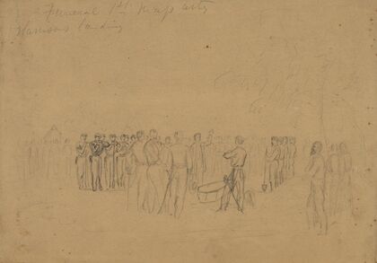 Funeral 1st Mass Arty Harrisons landing
