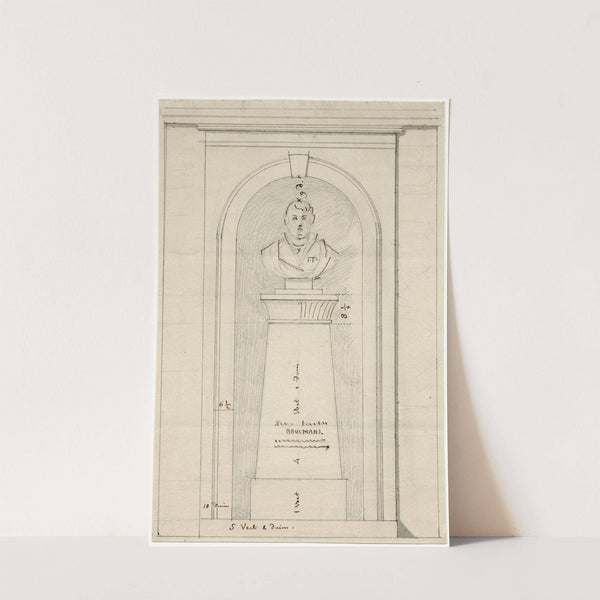 Funerary monument for S. by David Humbert de Superville