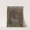 Fünf Kinder mit Schaf by Paula Modersohn-Becker