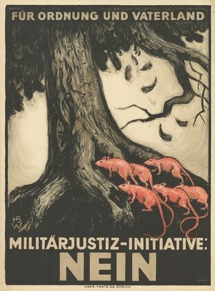 Für Ordnung und Vaterland – Militärjustiz-Initiative; Nein (1921)