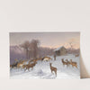 Fütterung von Dam- und Rotwild im Winter by Wilhelm Richter