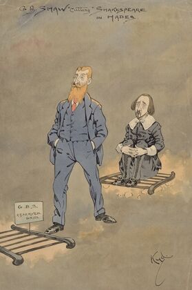 G. B. Shaw ‘cutting’ Shakespeare in Hades