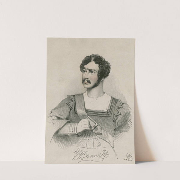 G.J. Bennett as Gabor in Byron’s Werner ‘Must I turn an icicle …’ act 2, sc. 2 (1839) by Richard James Lane