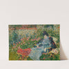 Gabrielle Valtat au jardin by Louis Valtat