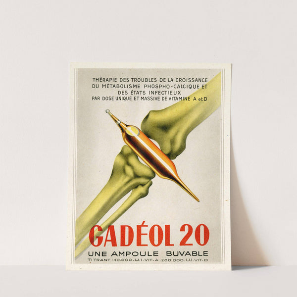 Gadéol 20 (1910-1950) by Laboratoires Biosedra