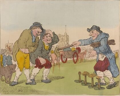 Gaffers at a country fair (1800)
