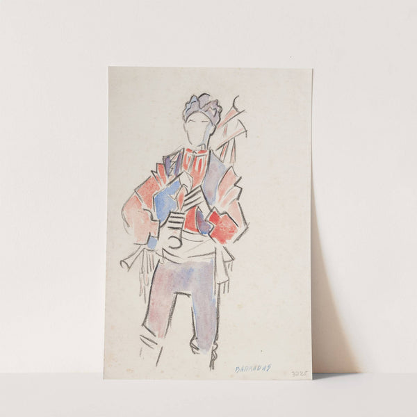 Gaitero (circa 1918-23) by Rafael Barradas