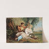 Galant Lovers&#039; Tryst &#039;rinaldo And Armida&#039; by Barthélemy Menn