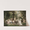Galante Gesellschaft im Schlosspark by Carl Schweninger, Jr