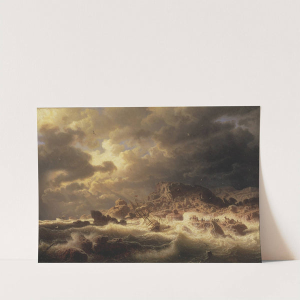 Gale on the Bohuslän Coast by Marcus Larson