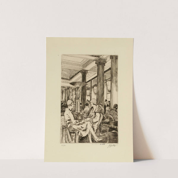 Galerie des Champs-Elysées Salon de thé Tea for two (1928) by Pierre Gatier