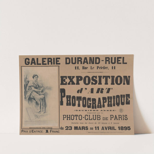 Galerie Durand-Ruel. Exposition d&#8217;art photographique (deuxième année) (1895) by Paul Édouard Rosset-Granger