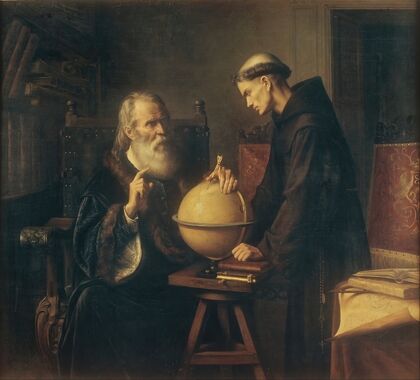 Galileo Demonstrating the New Astronomical Theories at the University of Padua
