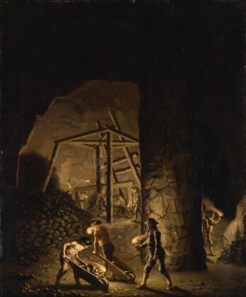 Gallery in Falun Copper Mine